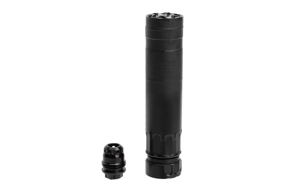 N14 / Rugged Razor 30 Cal Suppressor 7.62 up to 300 Rem Mag, includes 5\/8x24 Dual Tapered Flash Hider